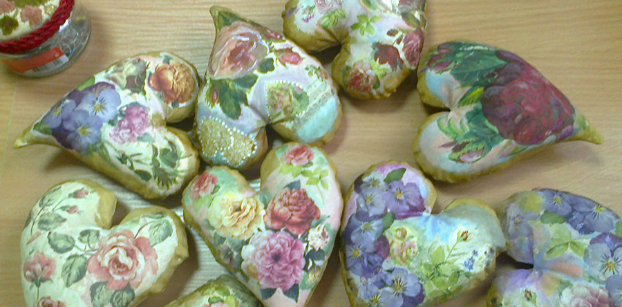 Мастер-класс “Винтажное сердечко”