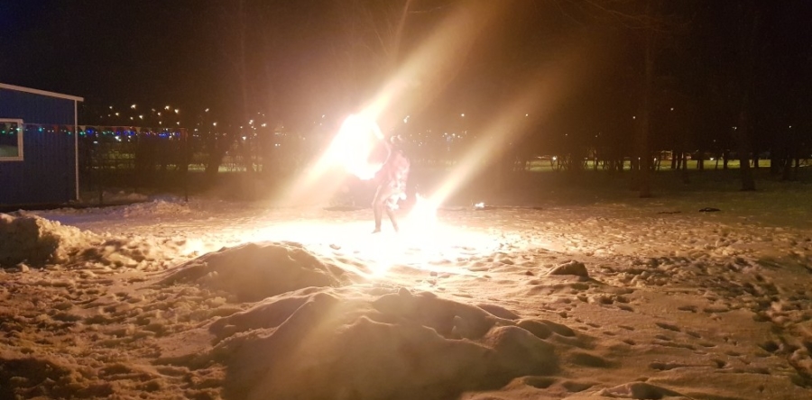 Студия Огня и света на празднике 14 февраля