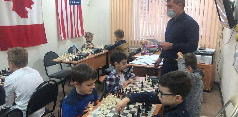 Новогодний шахматный турнир Детского центра «Водолей»