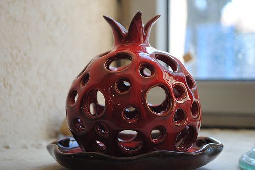 Мастер-класс по керамике. Подсвечник «Гранат»