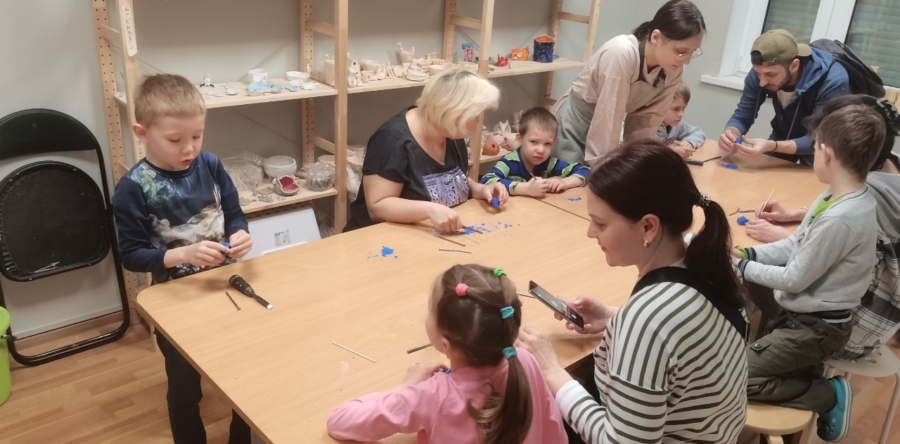 Мастер-класс по литью при поддержке Фонда президентских грантов.