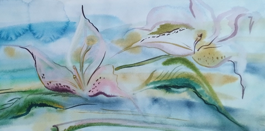 Мастер-класс по живописи – «Цветы» в технике пастель