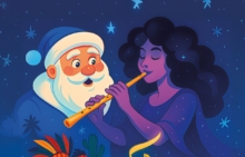 новогоднее представление в театре