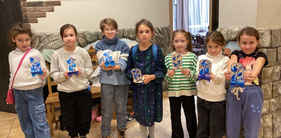 На выходных прошли сразу два мастер-класса “Роспись по дереву”