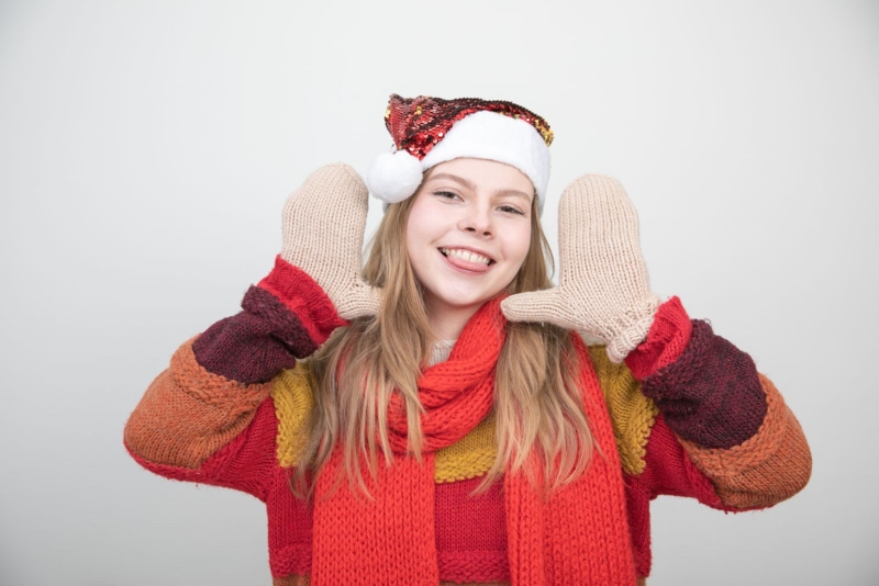 девочка в зимней одежде