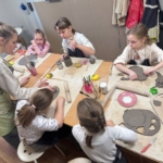 лепка тарелки